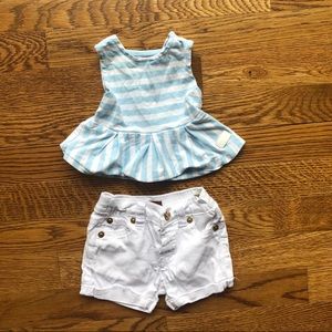 Seven for all Mankind Baby Girl Summer Outfit